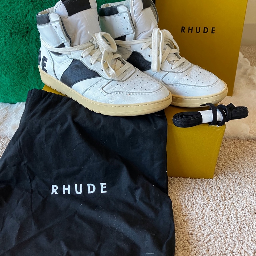 Authentic Rhude Rhecess High Top Sneakers